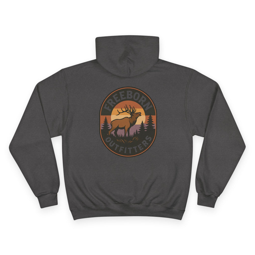 Freeborn Outfitters Sunset Elk Hoodie