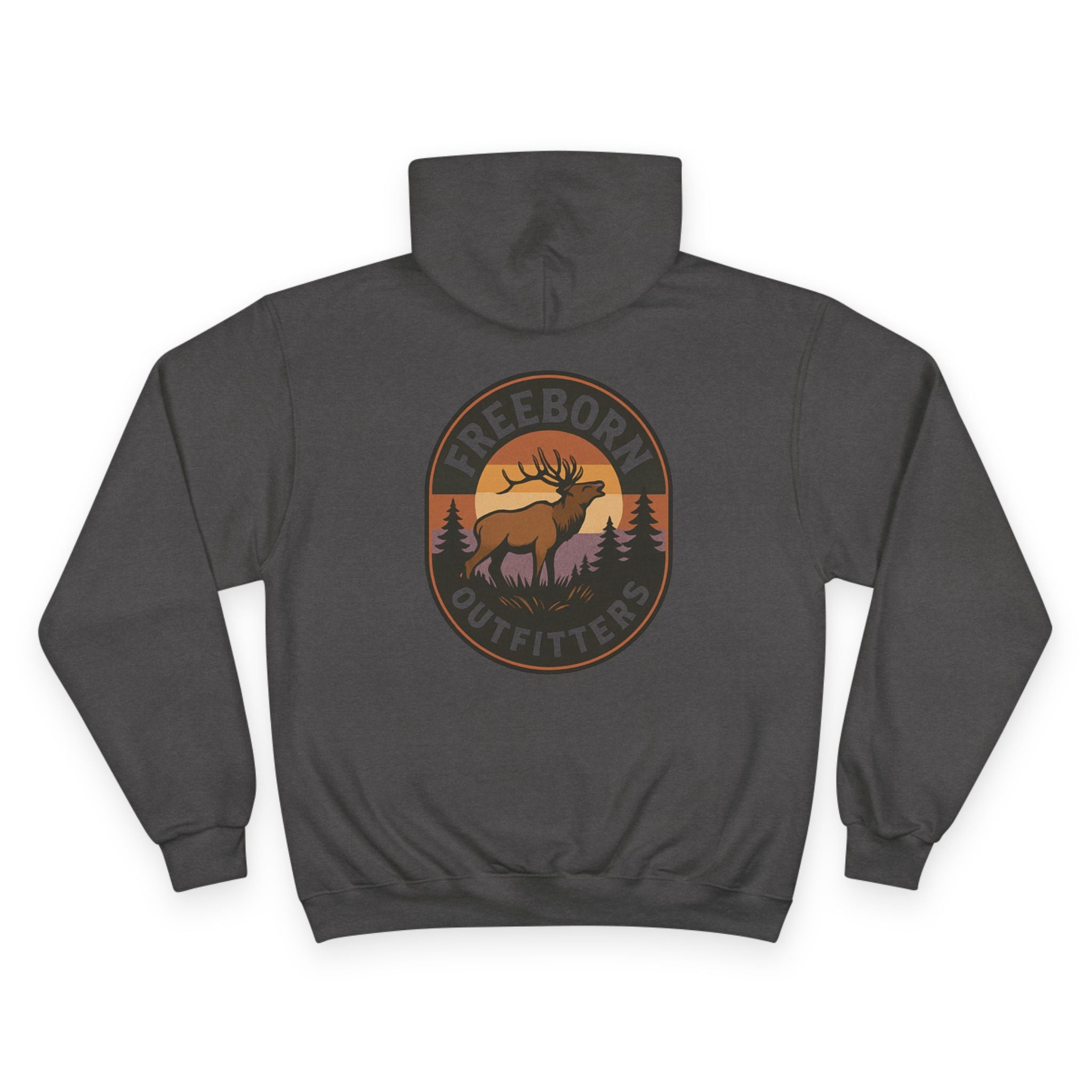 Freeborn Outfitters Sunset Elk Hoodie