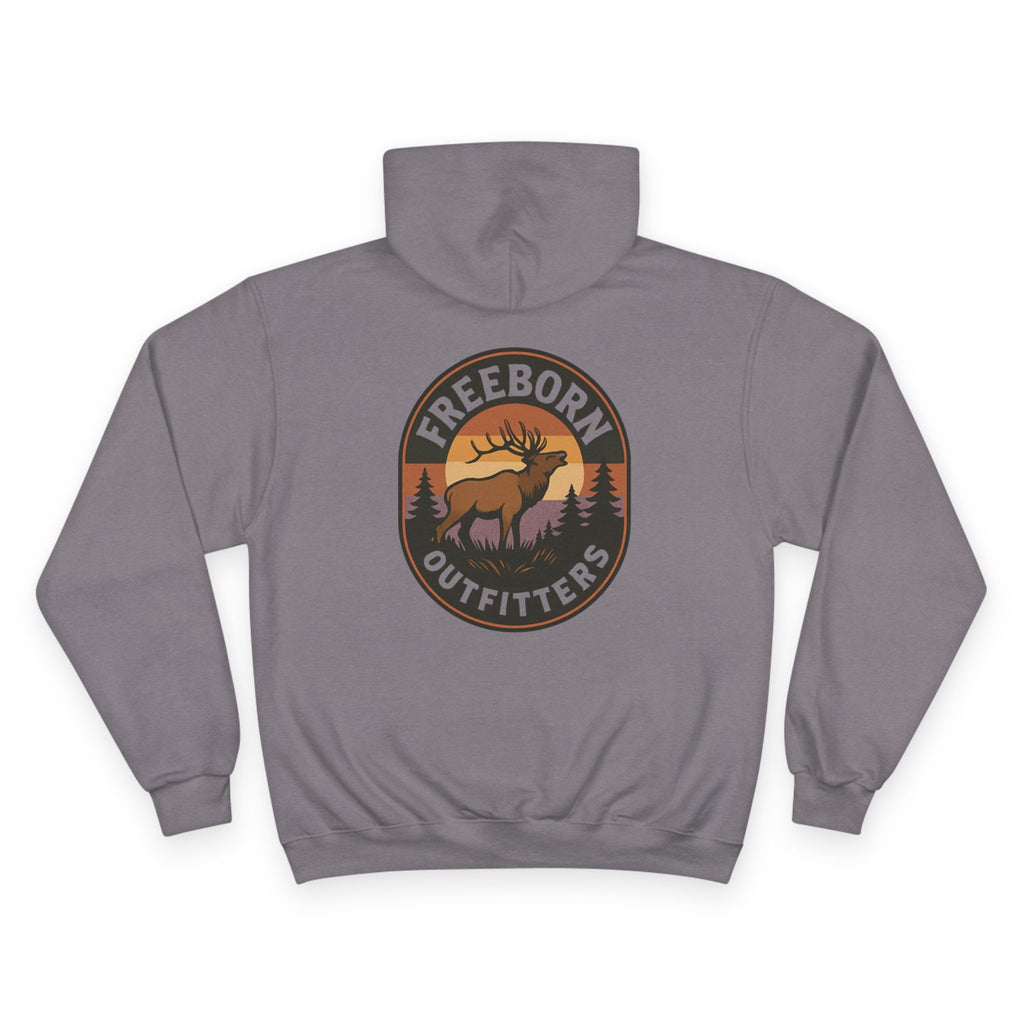 Freeborn Outfitters Sunset Elk Hoodie
