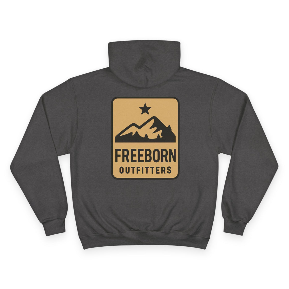 Freeborn Outfitters Green Logo Hoodie