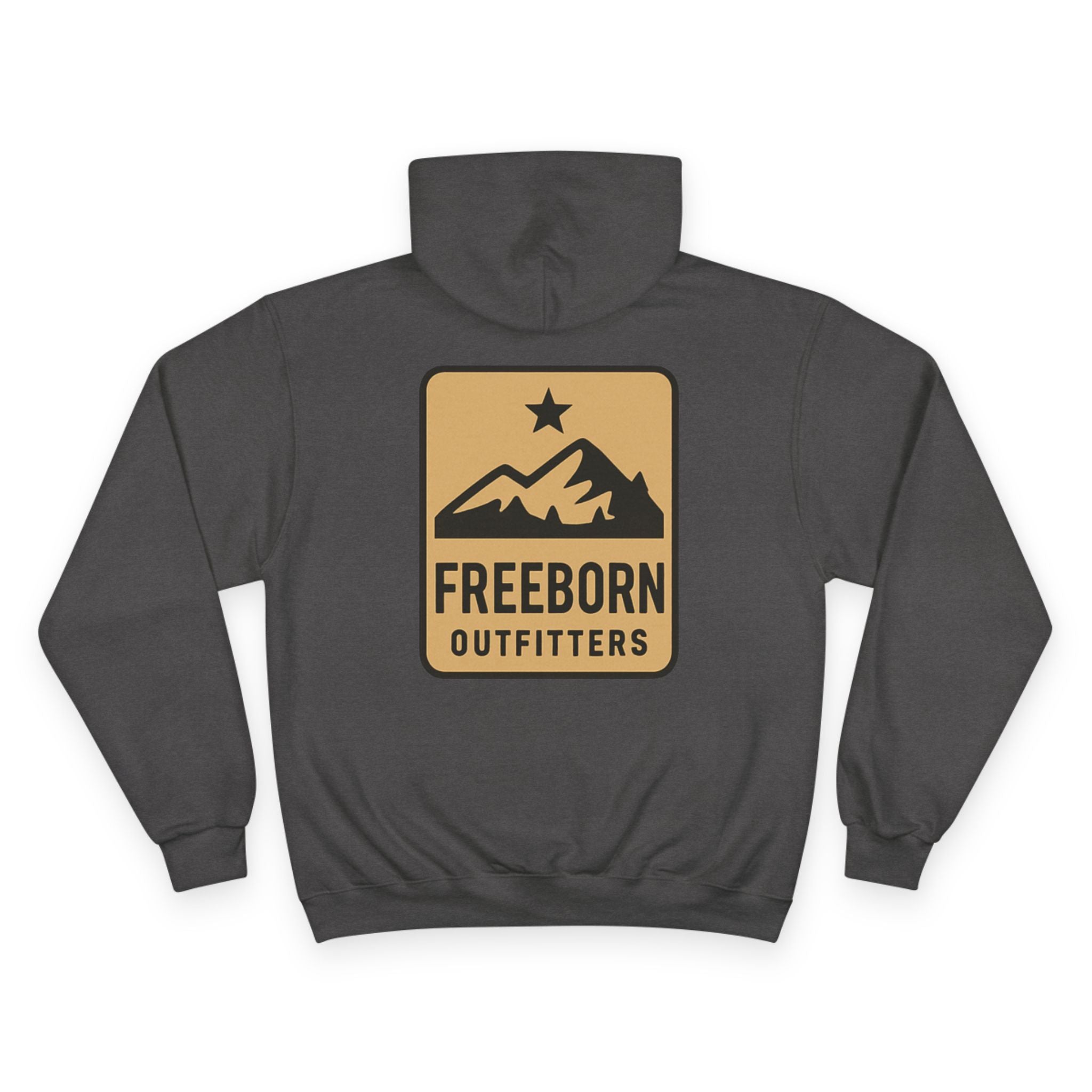 Freeborn Outfitters Green Logo Hoodie