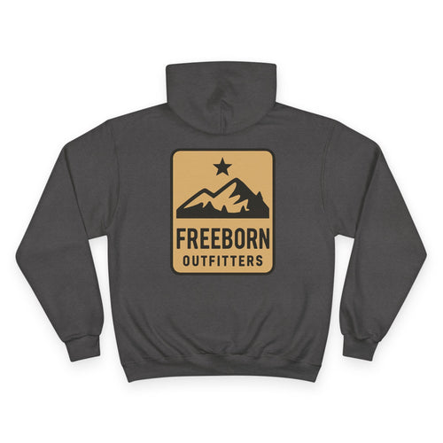 Freeborn Outfitters Green Logo Hoodie