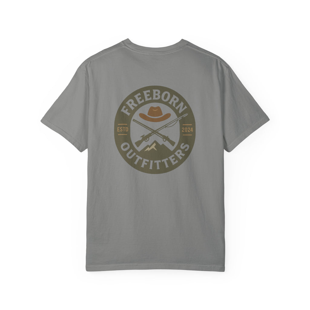 Freeborn Outfitters Green Logo Tee