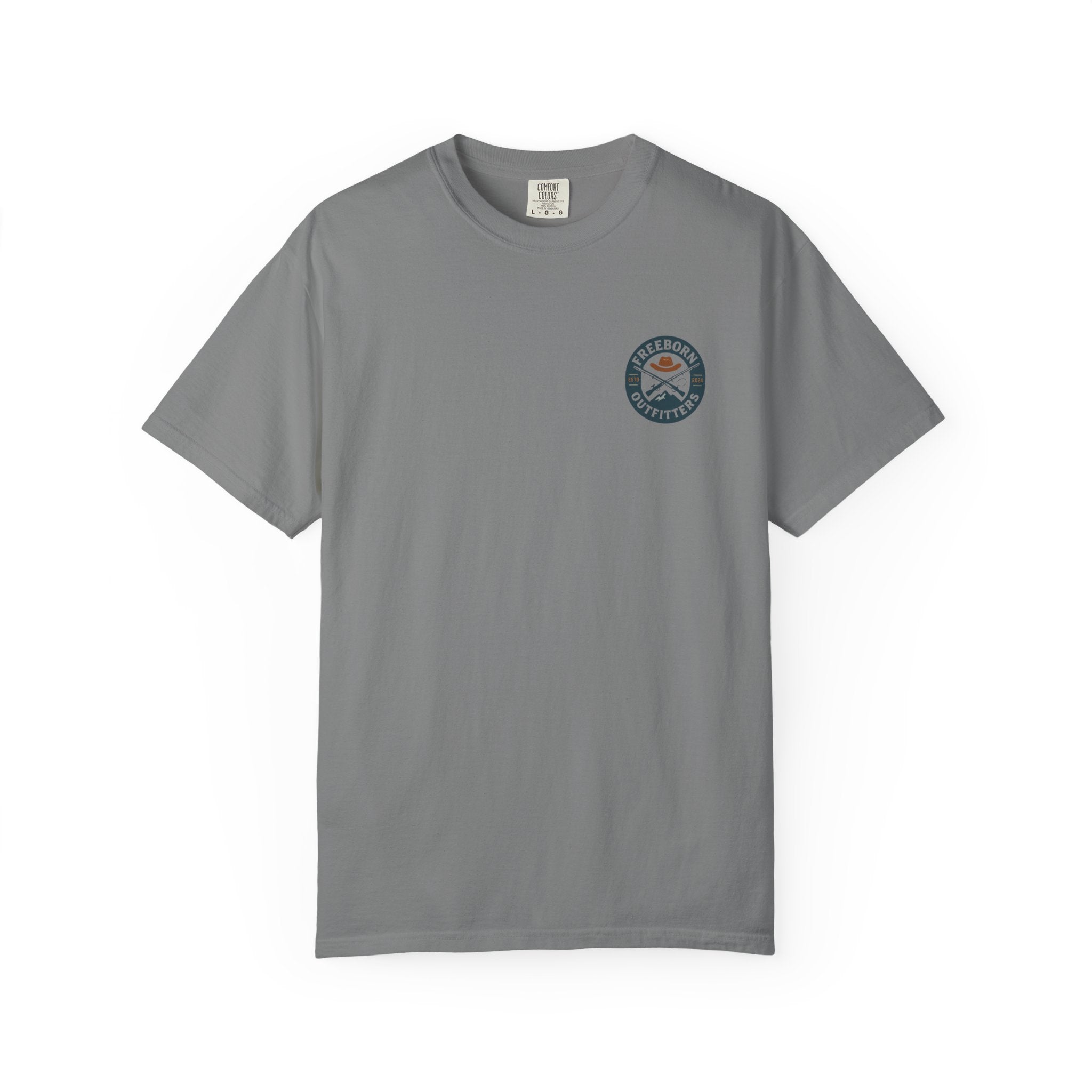 Freeborn Outfitters Blue Logo Tee