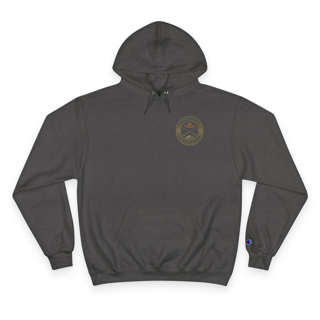 Freeborn Outfitters Green Logo Hoodie