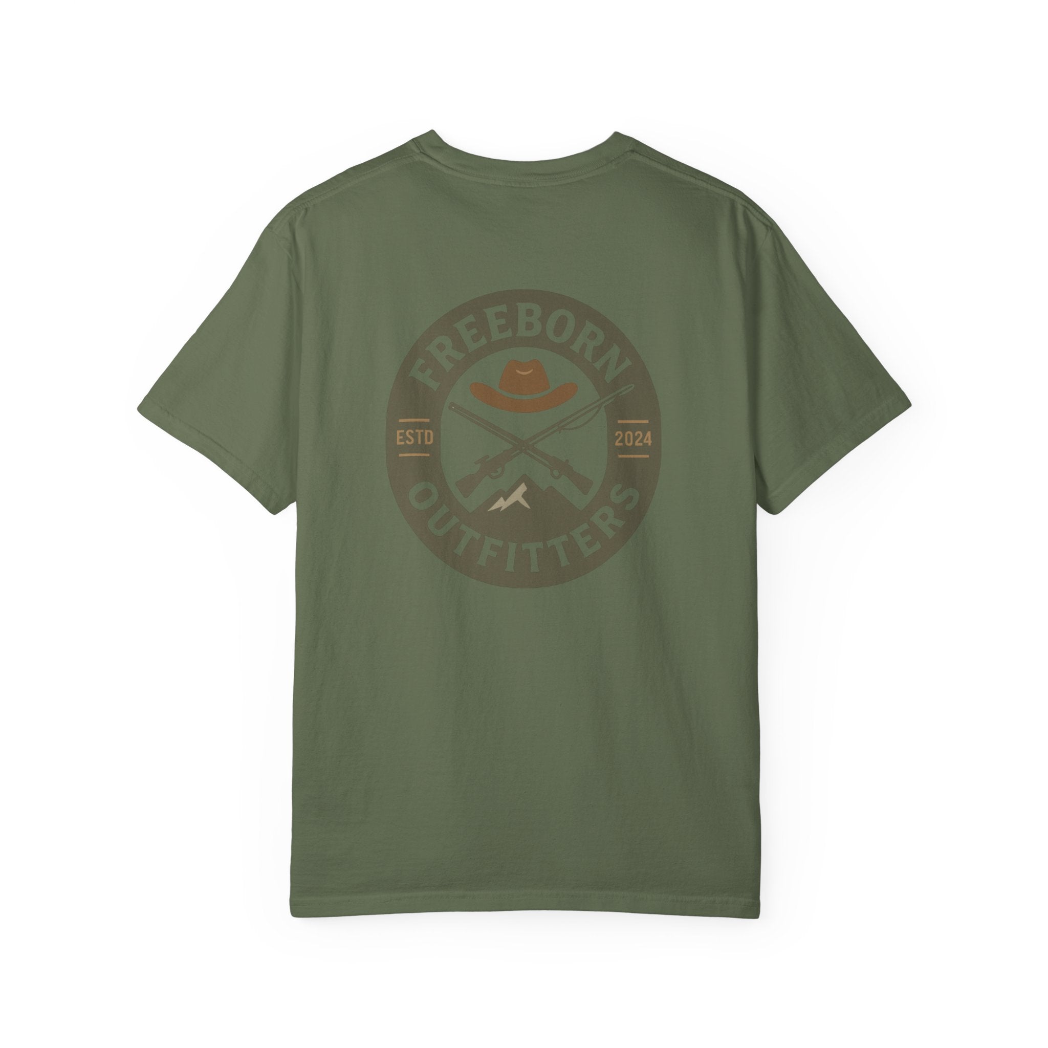 Freeborn Outfitters Green Logo Tee