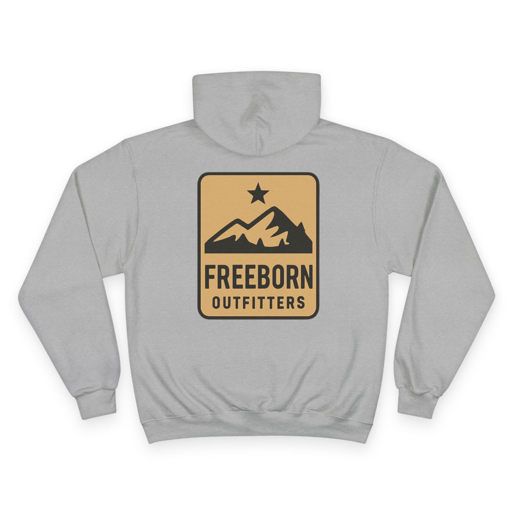 Freeborn Outfitters Green Logo Hoodie