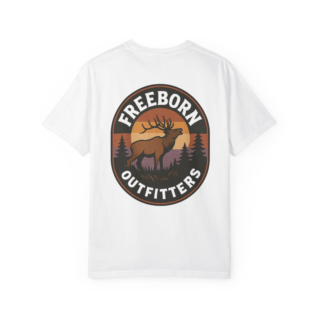 Freeborn Outfitters Sunset Elk Graphic Tee