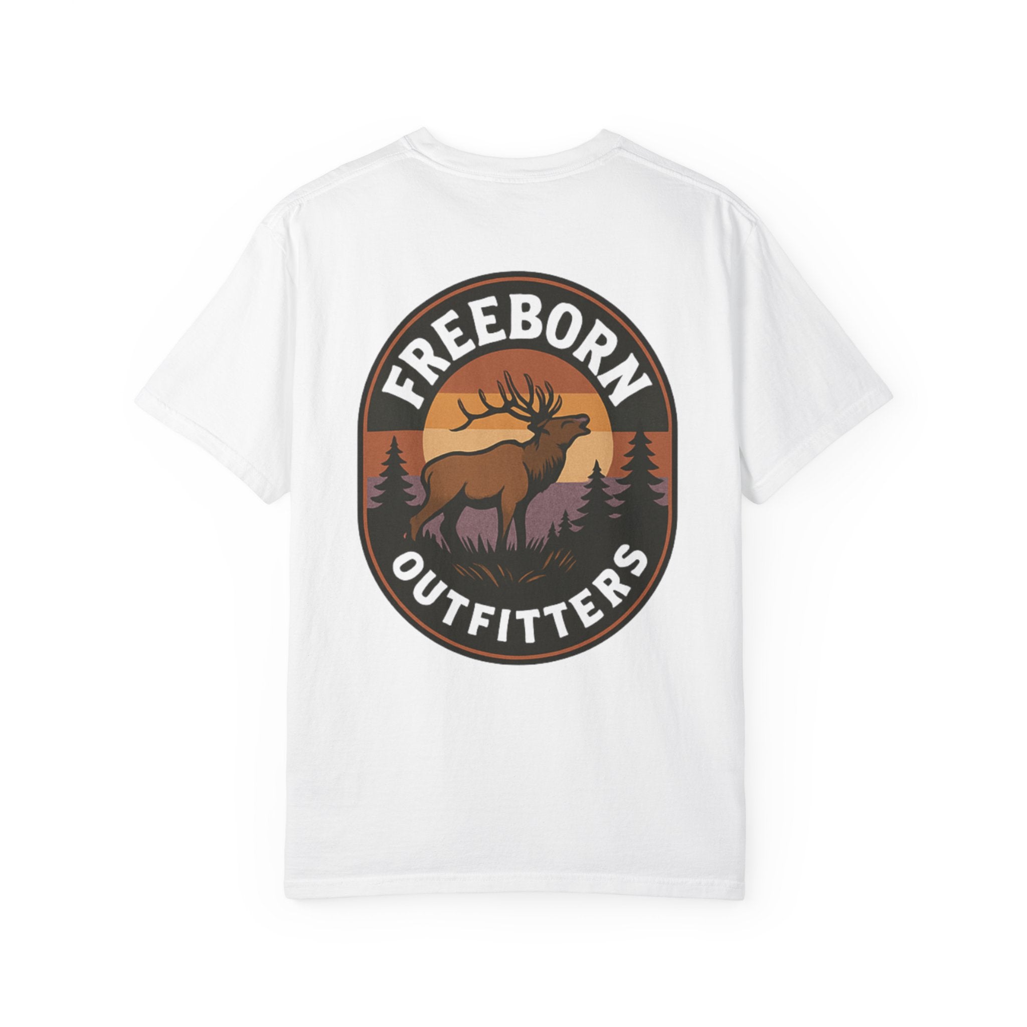 Freeborn Outfitters Sunset Elk Graphic Tee