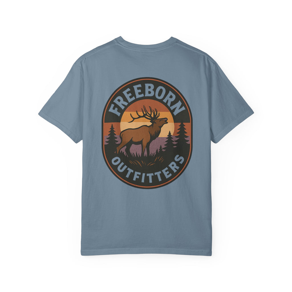 Freeborn Outfitters Sunset Elk Graphic Tee