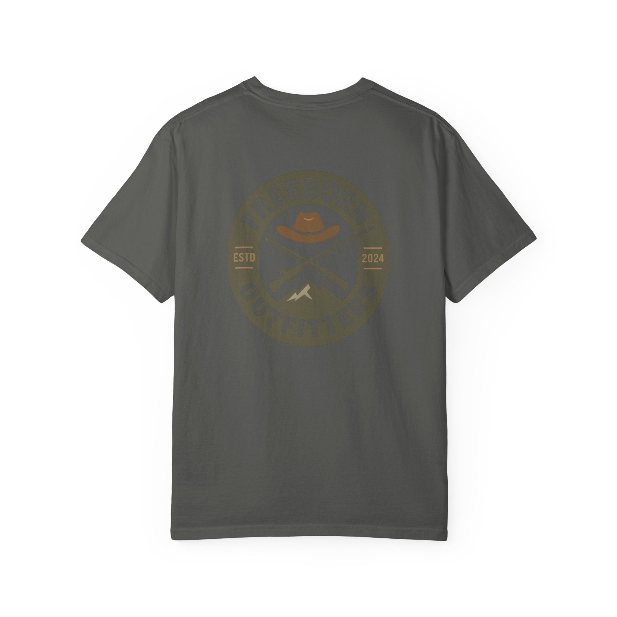 Freeborn Outfitters Green Logo Tee