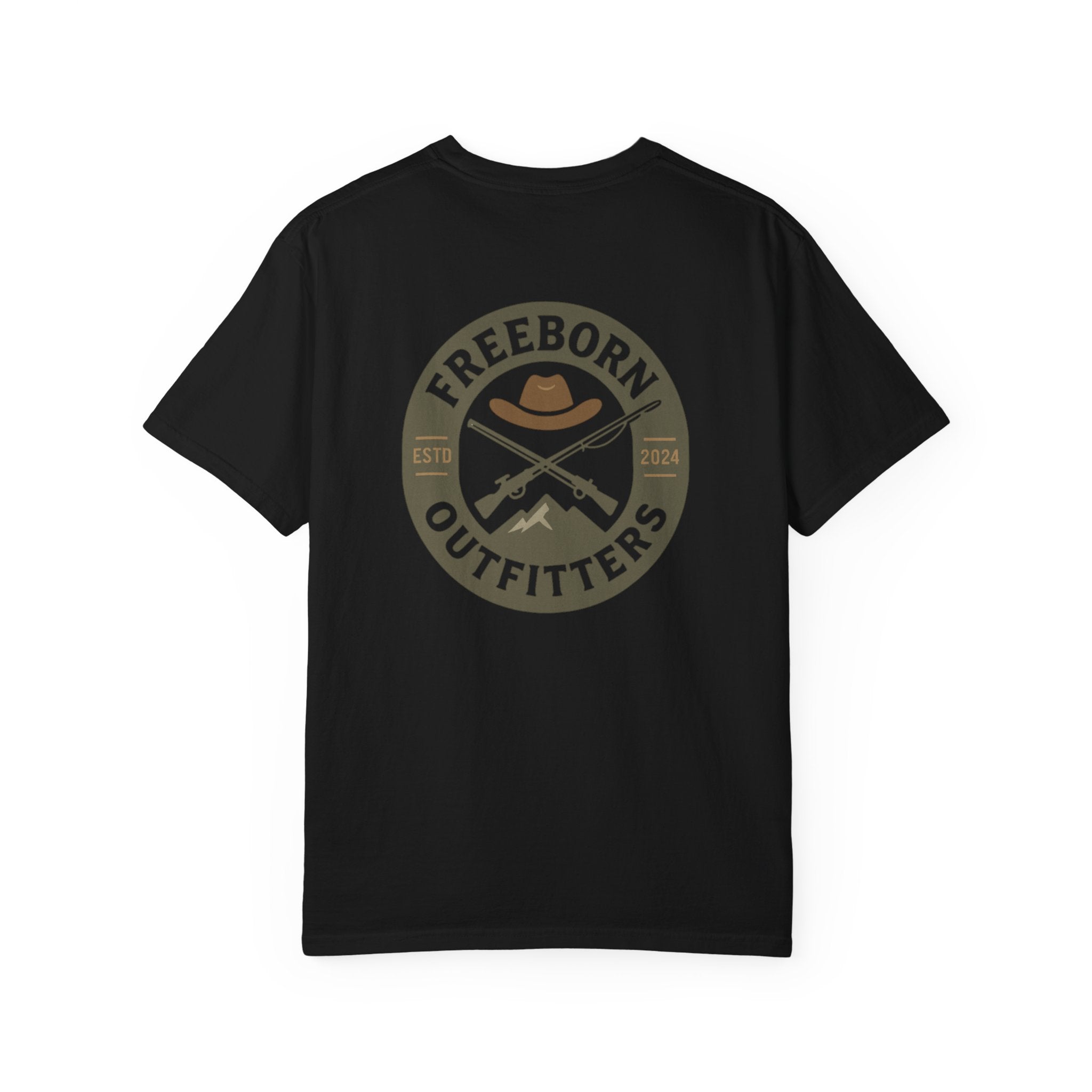 Freeborn Outfitters Green Logo Tee