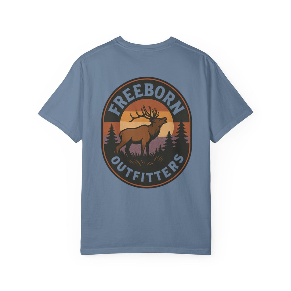Freeborn Outfitters Sunset Elk Graphic Tee
