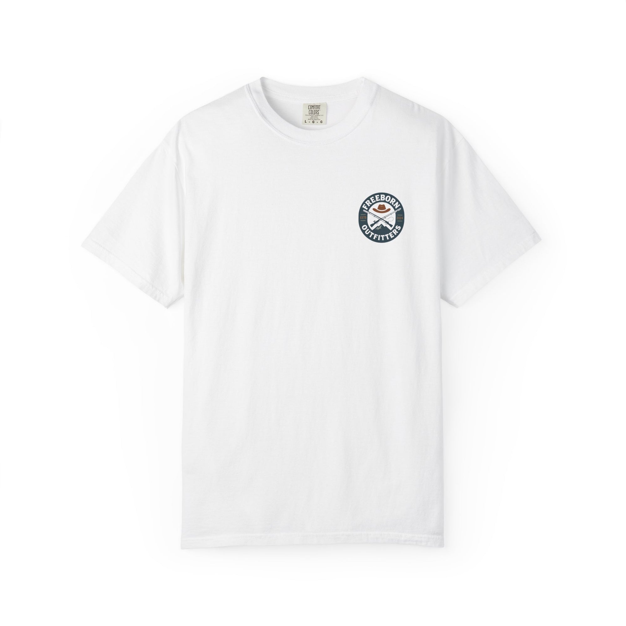 Freeborn Outfitters Blue Logo Tee