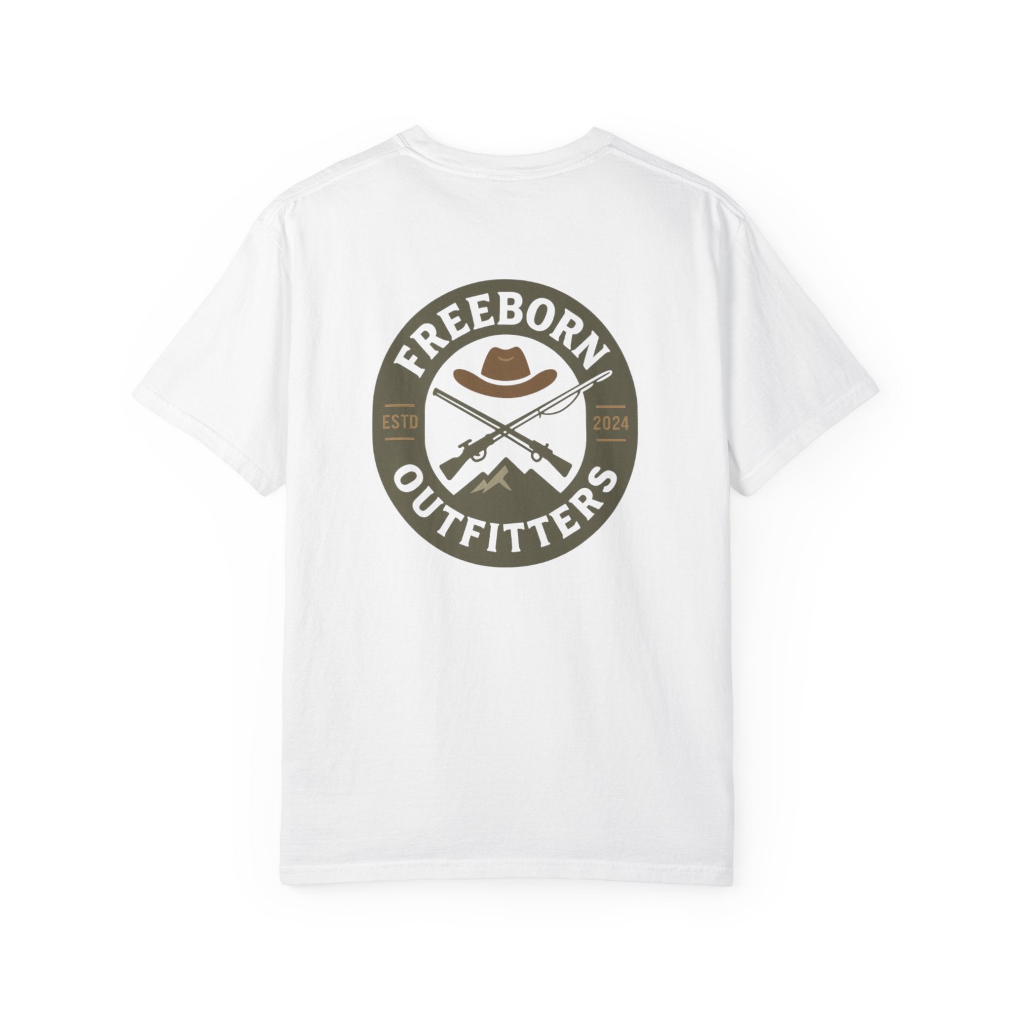 Freeborn Outfitters Green Logo Tee