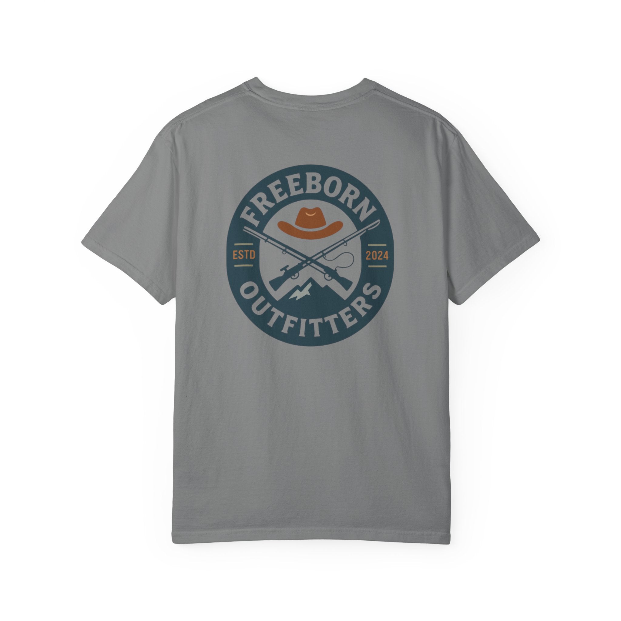 Freeborn Outfitters Blue Logo Tee