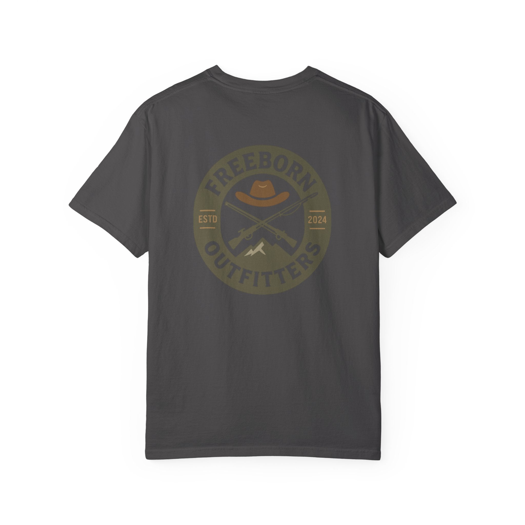 Freeborn Outfitters Green Logo Tee